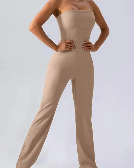 Sleeveless Straight Active Jumpsuit - ShopEasier