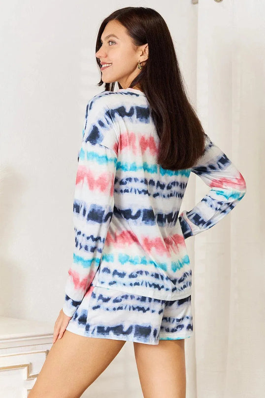 Trendy Tie-Dye Oversized Lounge Set