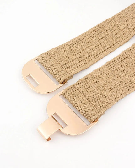 Alloy Buckle Elastic Belt - ShopEasier