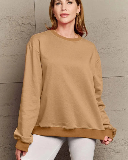 Simply Love Full Size COURAGEOUS Graphic Sweatshirt - ShopEasier