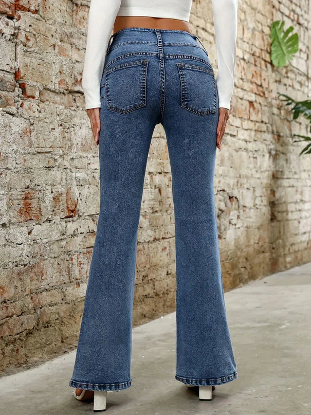 Bootcut Jeans with Pockets - ShopEasier