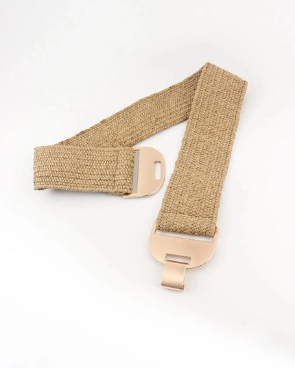 Alloy Buckle Elastic Belt - ShopEasier