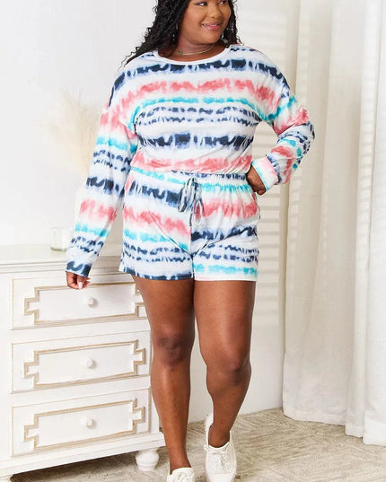 Trendy Tie-Dye Oversized Lounge Set