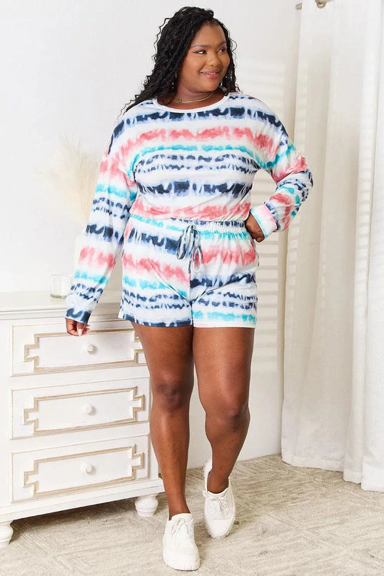 Trendy Tie-Dye Oversized Lounge Set