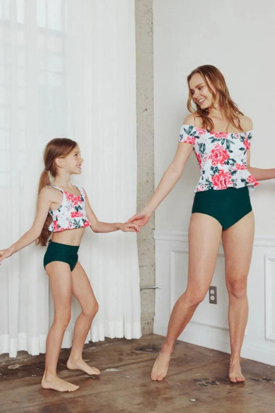 Conjunto de traje de baño tankini Coastal Cutie de Marina West Swim