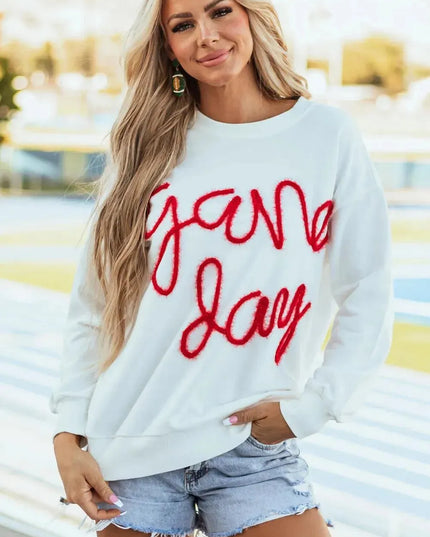 Classic Opaque Long Sleeve Crewneck Sweatshirt