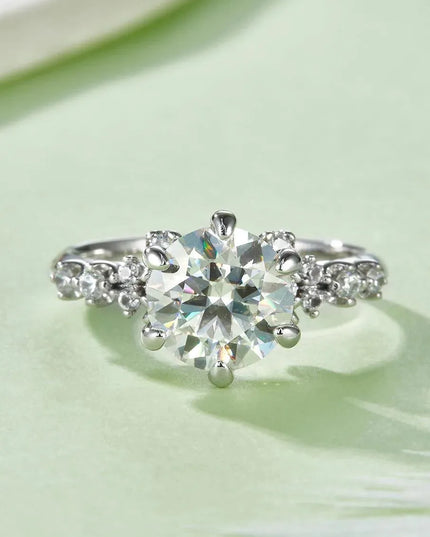 2 Carat Moissanite 925 Sterling Silver Ring - ShopEasier