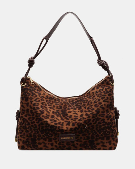 Suede Large Shoulder Bag