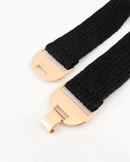 Alloy Buckle Elastic Belt - ShopEasier