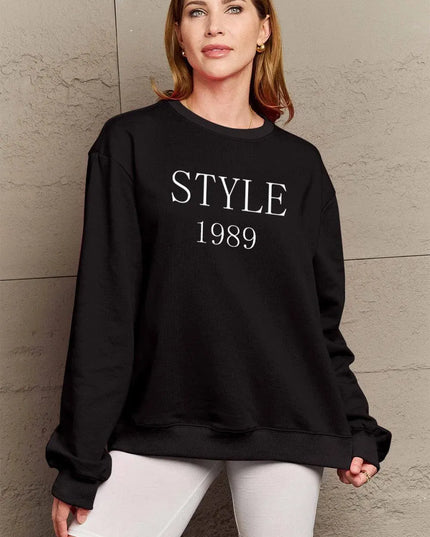 Simply Love Classic Graphic Sweatshirt - Full Size STYLE 1989