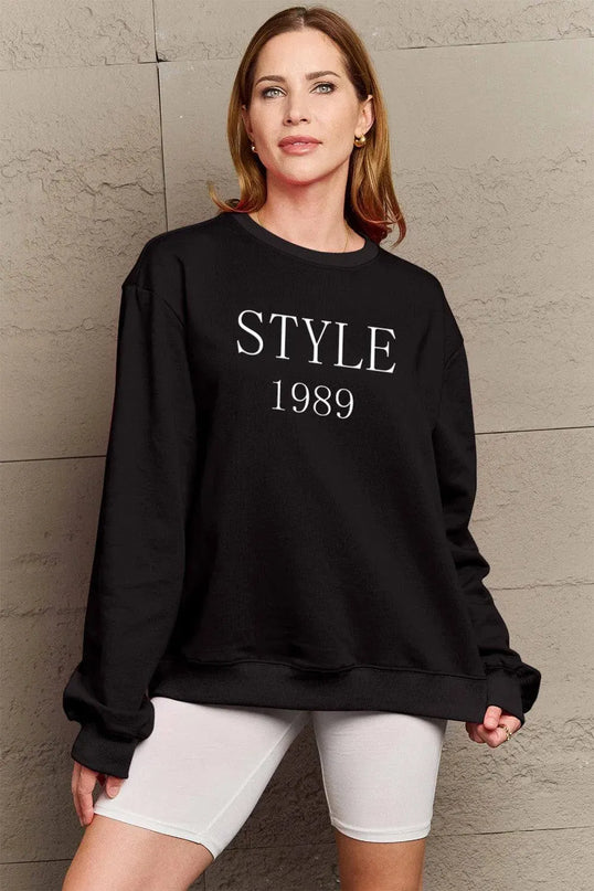 Simply Love Classic Graphic Sweatshirt - Full Size STYLE 1989