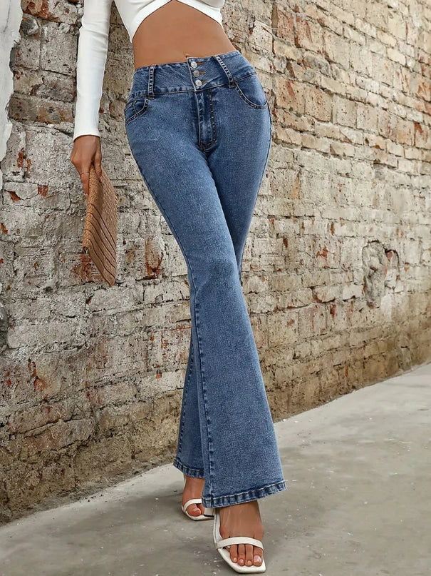 Bootcut Jeans with Pockets - ShopEasier