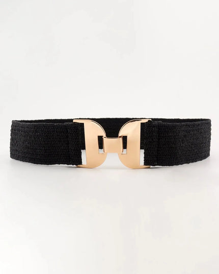 Alloy Buckle Elastic Belt - ShopEasier