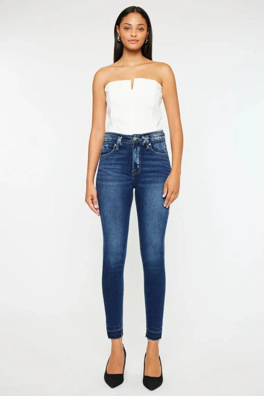 Kancan Full Size High Rise Ankle Skinny Jeans - ShopEasier