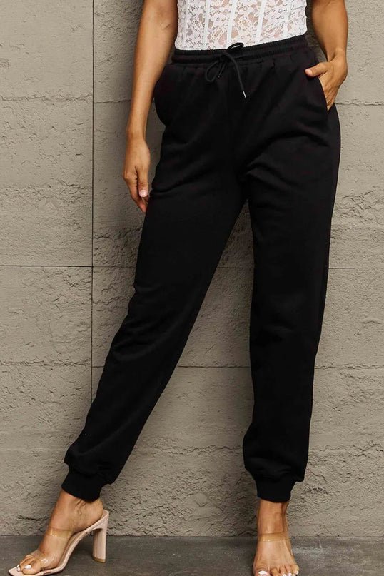 Cozy Comfort Full Length Drawstring Sweatpants