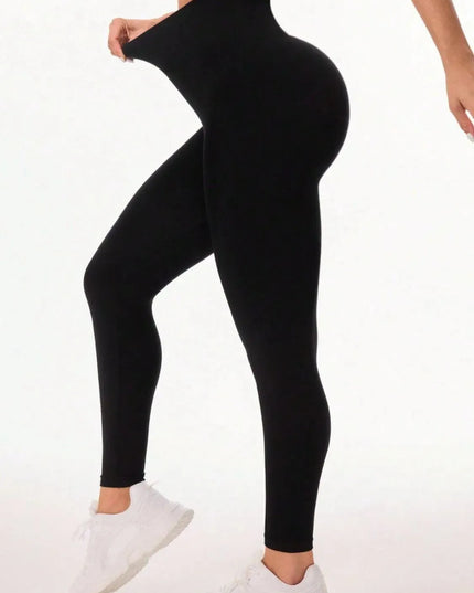 Pocketed High Waist Active Leggings - ShopEasier