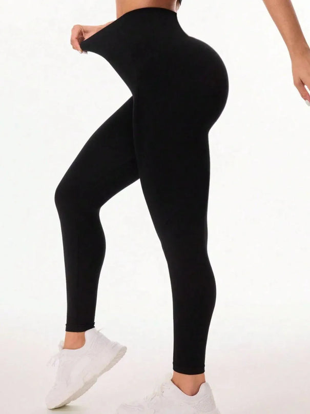 Pocketed High Waist Active Leggings - ShopEasier