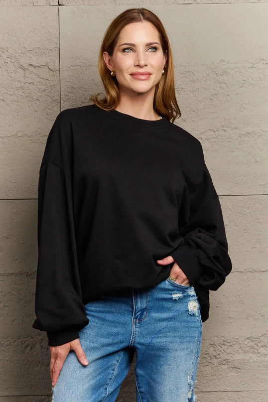 Cozy Essentials Full Sleeve Round Neck Sweatshirt