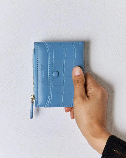 David Jones Texture PU Leather Mini Wallet