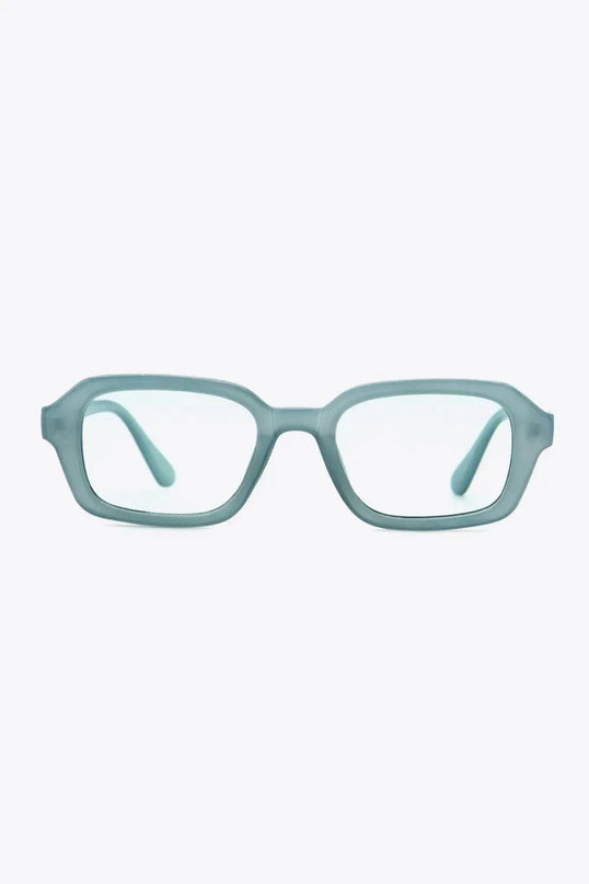 UV400 Rectangle Full Rim Eyewear with Case