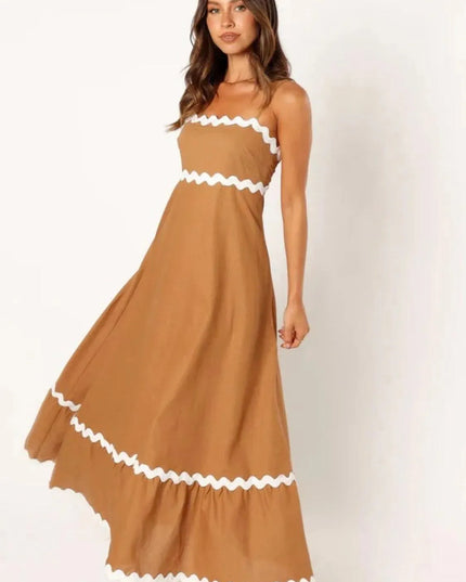 Spaghetti Strap Maxi Dress - ShopEasier