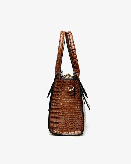 Textured PU Leather Handbag