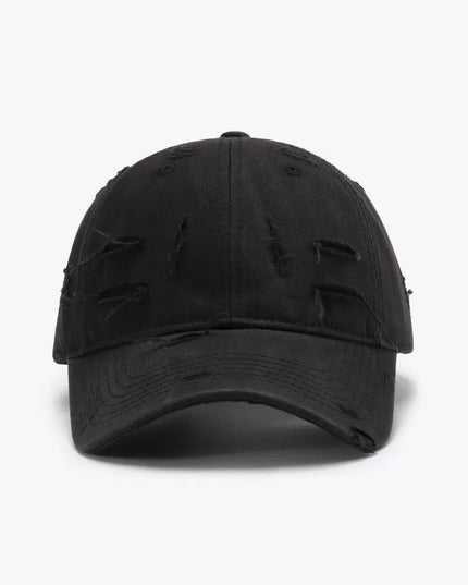 Distressed Adjustable Baseball Cap - ShopEasier