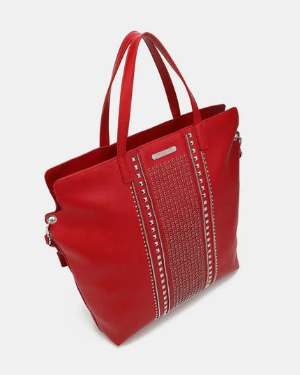 Bolso tote grande con tachuelas de Nicole Lee USA