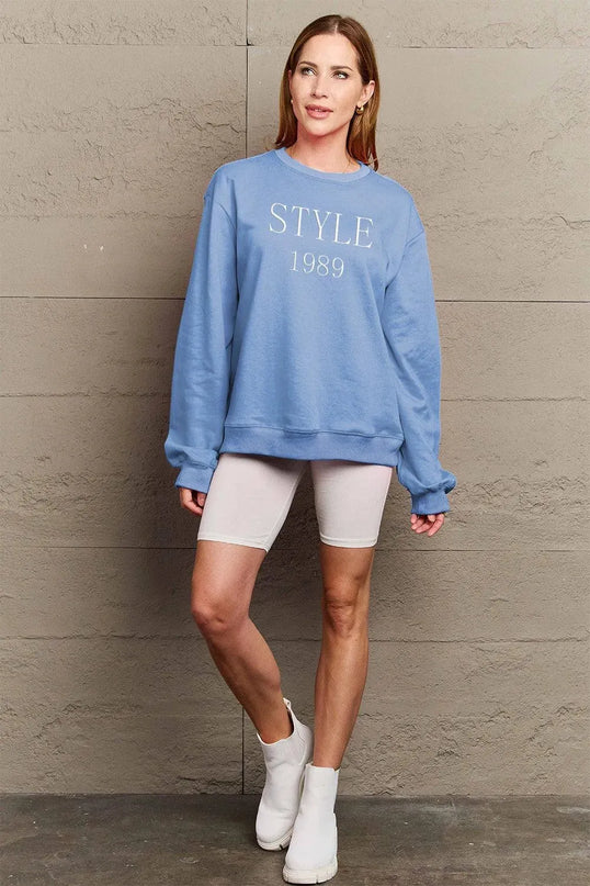 Simply Love Classic Graphic Sweatshirt - Full Size STYLE 1989