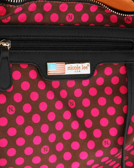 Bolso grande con estampado geométrico de Nicole Lee USA