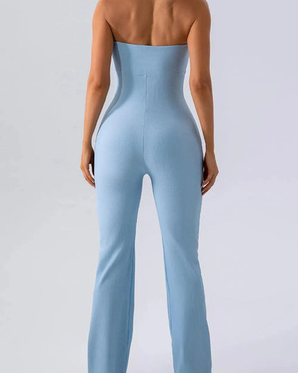 Sleeveless Straight Active Jumpsuit - ShopEasier