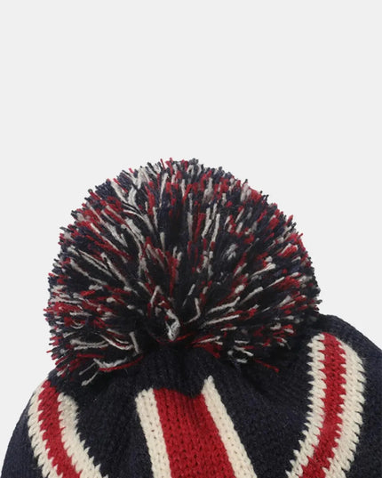 Roll Rim US Flag Knit Hat - ShopEasier