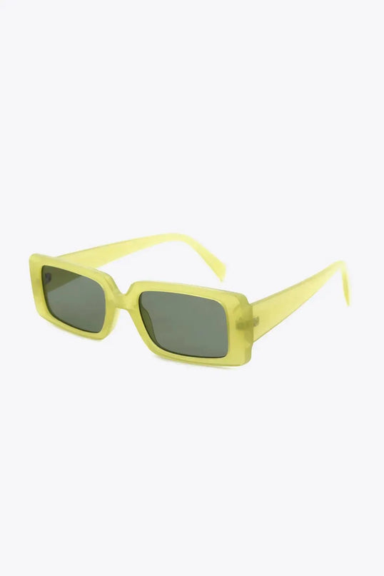 Rectangle Polycarbonate Sunglasses with UV400 Protection