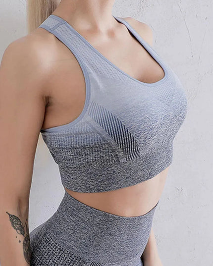 Gradient Sports Bra and Leggings Set - ShopEasier