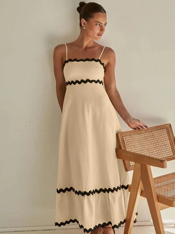 Spaghetti Strap Maxi Dress - ShopEasier