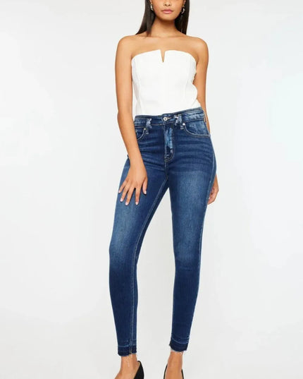 Kancan Full Size High Rise Ankle Skinny Jeans - ShopEasier