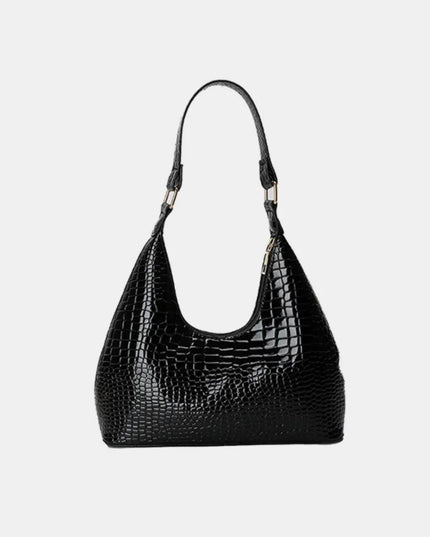 PU Leather Stone Texture Shoulder Bag