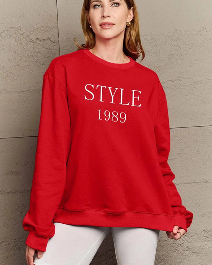 Simply Love Classic Graphic Sweatshirt - Full Size STYLE 1989