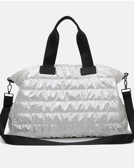 Quilted Nylon Extra-Large Travel Tote