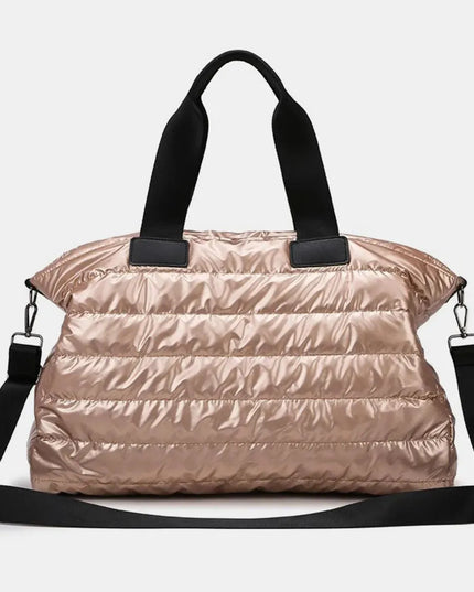 Quilted Nylon Extra-Large Travel Tote