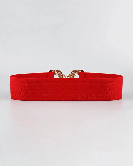 Elastic Belt with Zinc Alloy Buckle