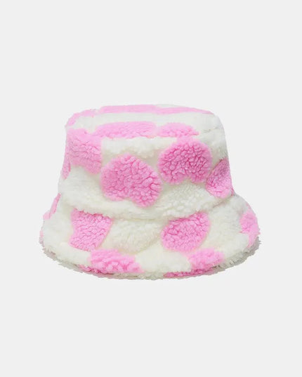 Contrast Heart Bucket Hat