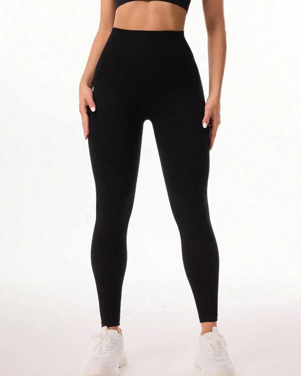 Pocketed High Waist Active Leggings - ShopEasier