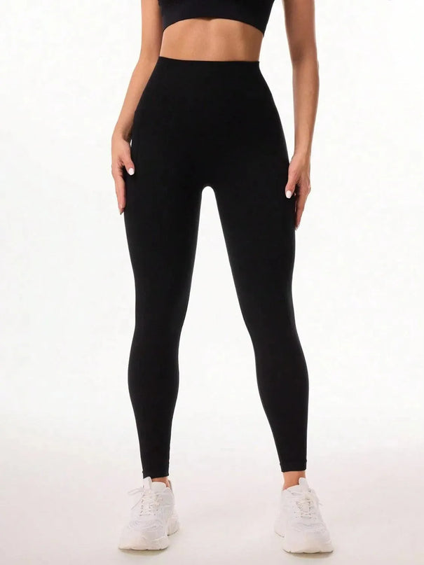 Pocketed High Waist Active Leggings - ShopEasier