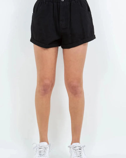 Chic High Waist Paper Bag Shorts for Effortless Summer Style