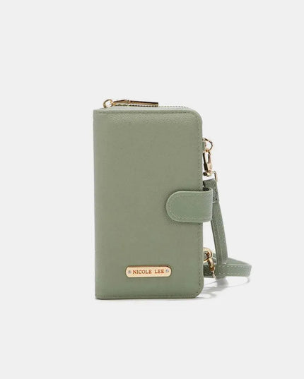 Cartera cruzada con funda para teléfono de dos piezas de Nicole Lee USA