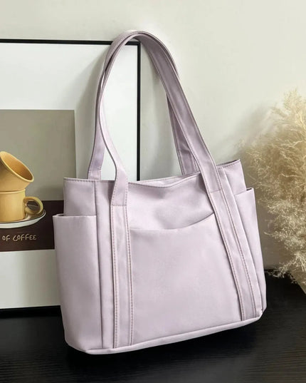 Oxford Cloth Tote Bag with Zipper