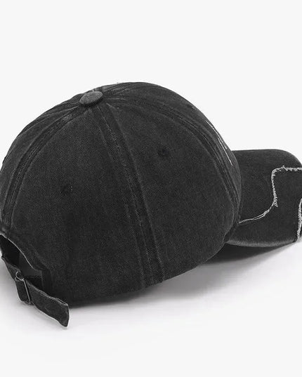 Raw Hem Adjustable Cap - ShopEasier