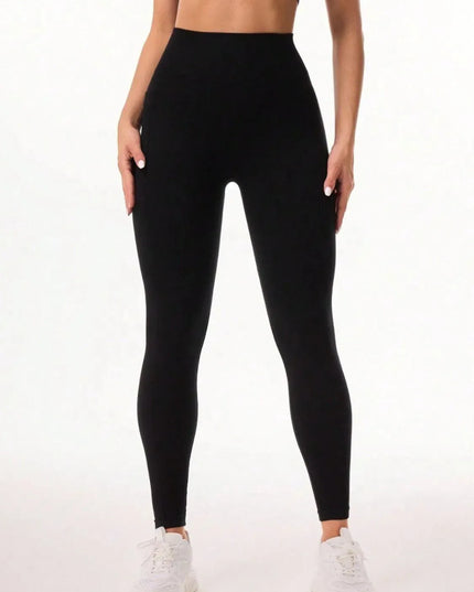 Pocketed High Waist Active Leggings - ShopEasier