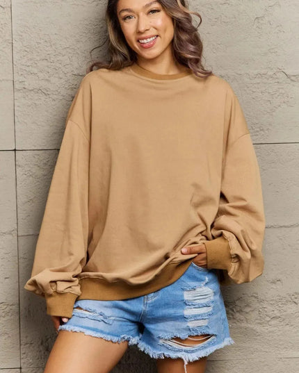 Cozy Essentials Full Sleeve Round Neck Sweatshirt